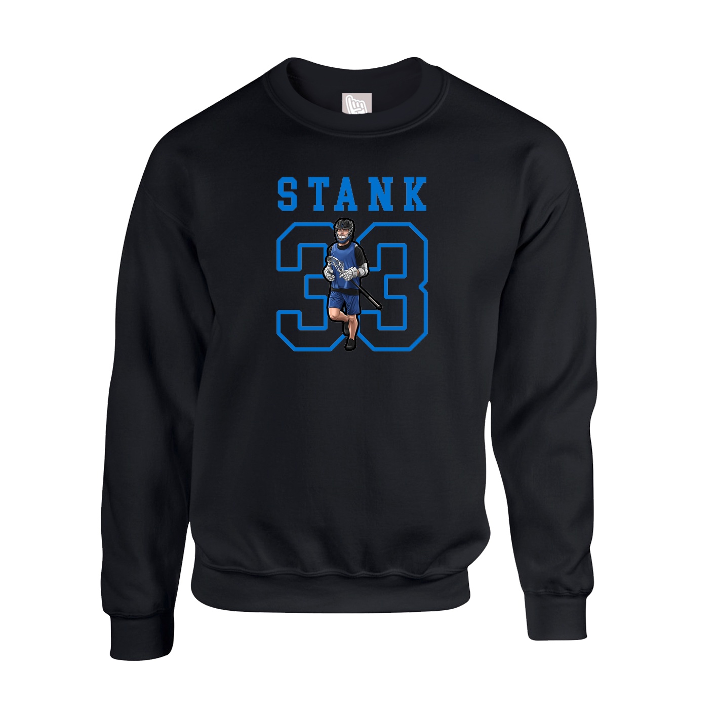 Fleece Crew — Shirsey in Black