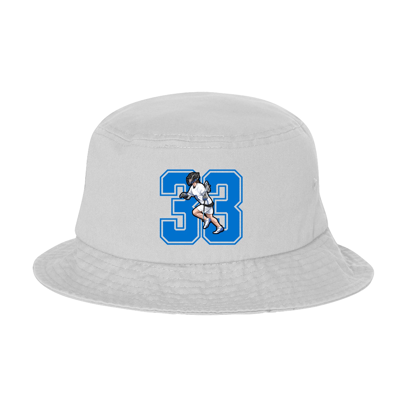 Bucket Cap — Number in White
