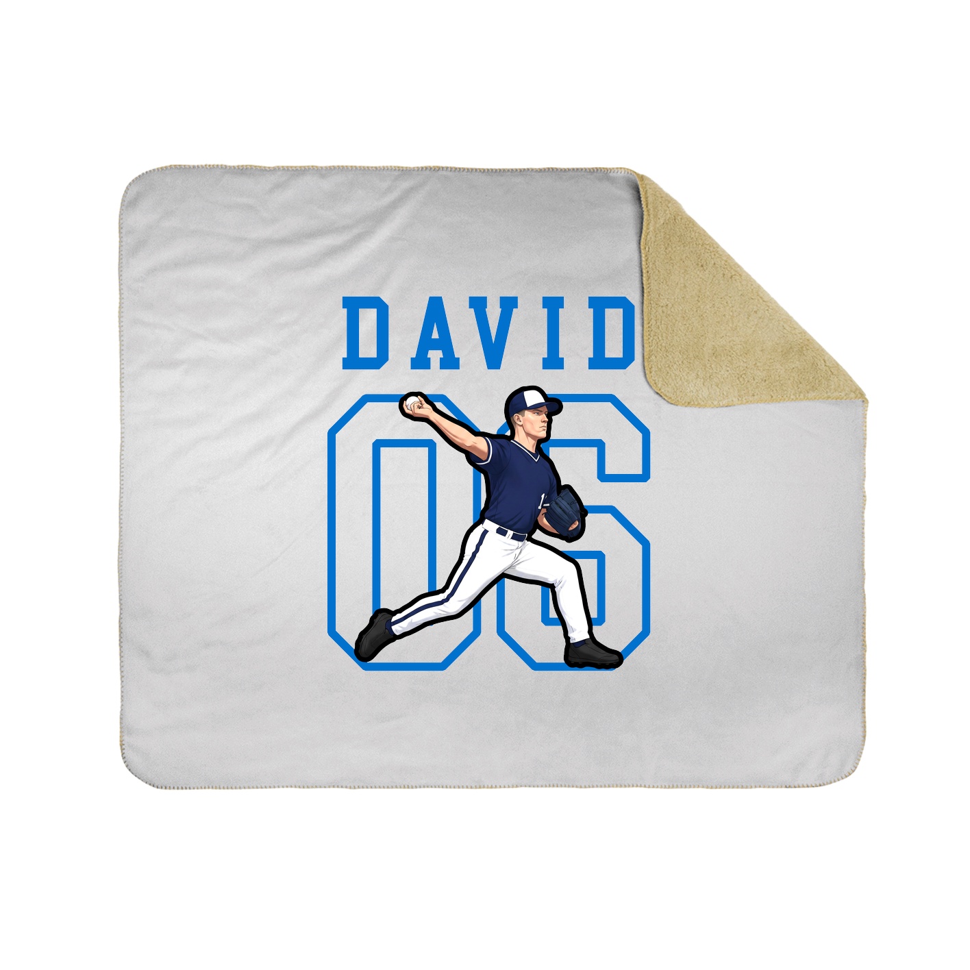 Throw Blanket — Shirsey in White