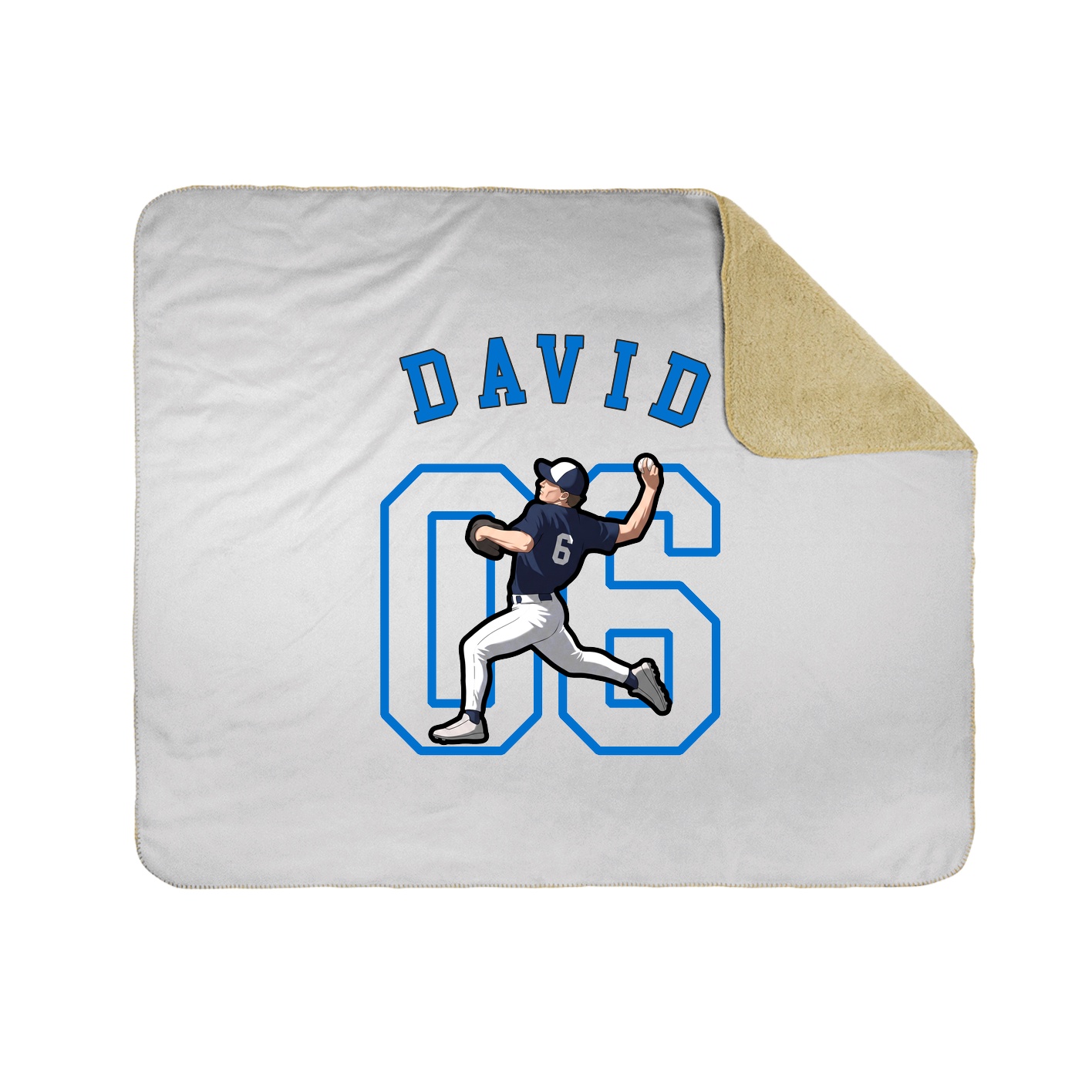 Throw Blanket — Shirsey Arch in White
