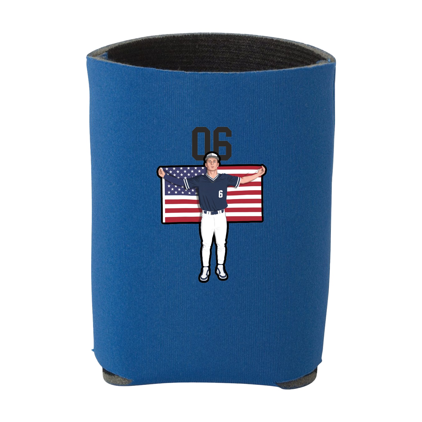 Can Holder — Number Top in Royal