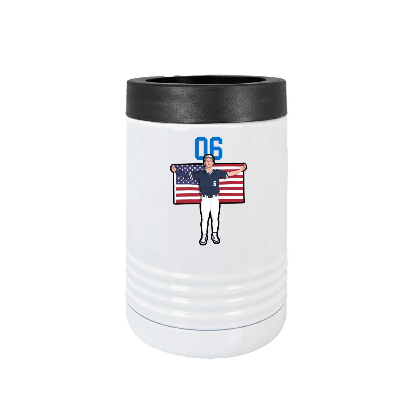 Beverage Holder — Number Top in White