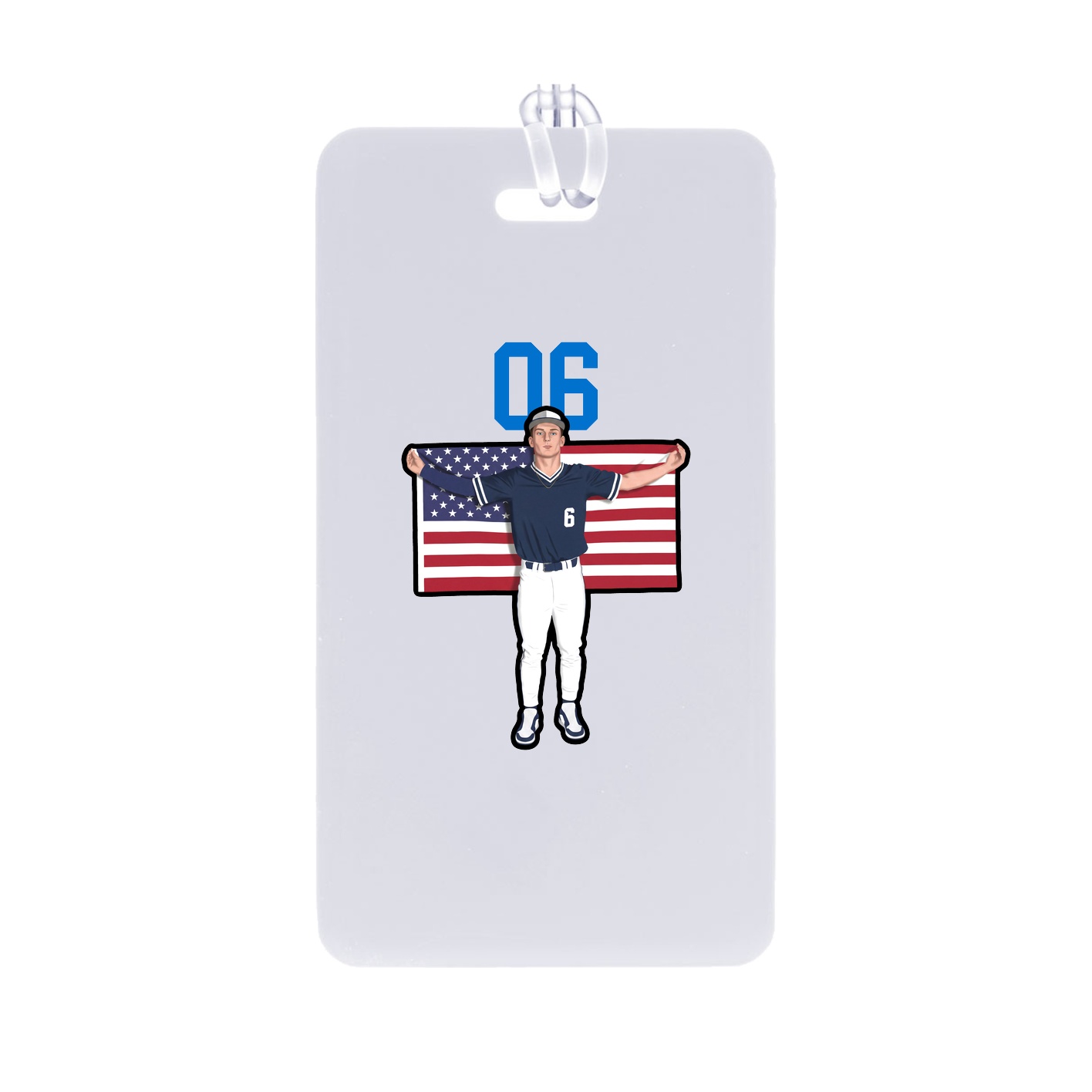 Bag Tag — Number Top in Classic