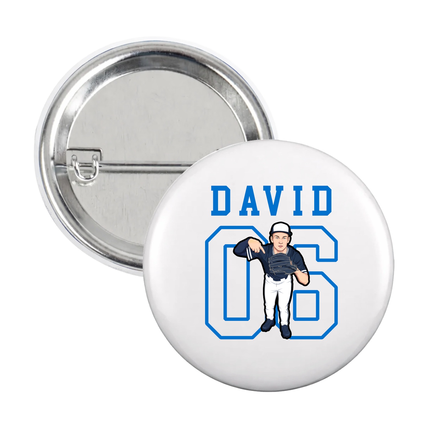 Game Day Button — Shirsey in White