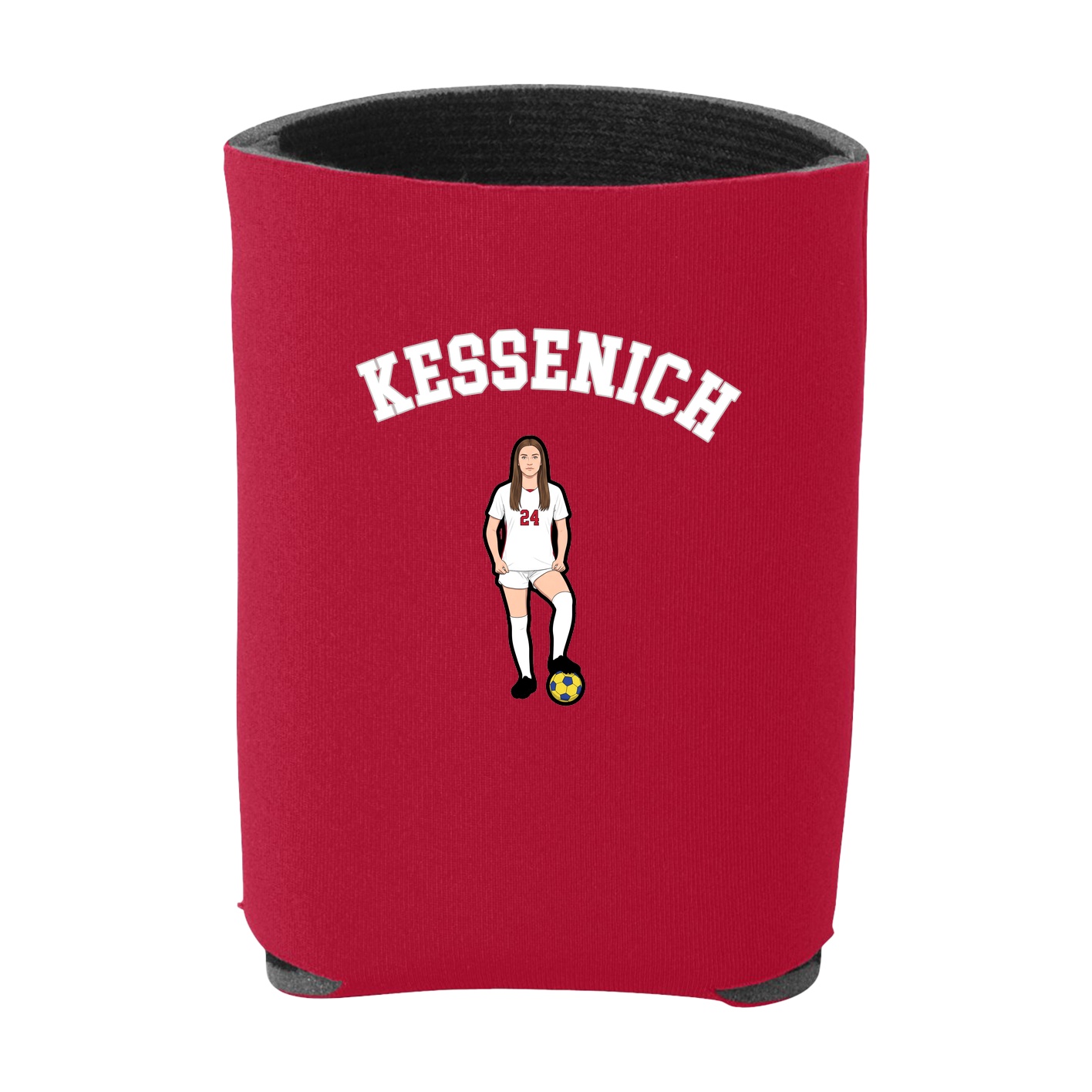 Can Holder — Shirsey Arch in Red