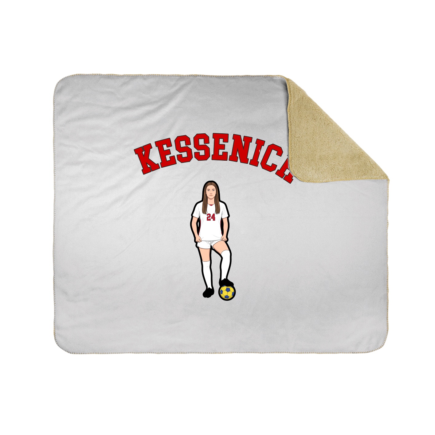 Throw Blanket — Shirsey Arch in White