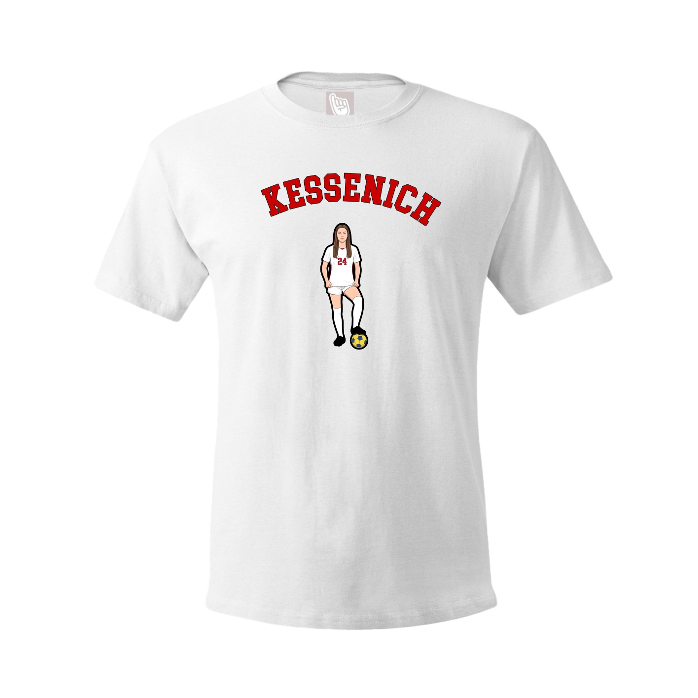 Youth Tee — Shirsey Arch in White