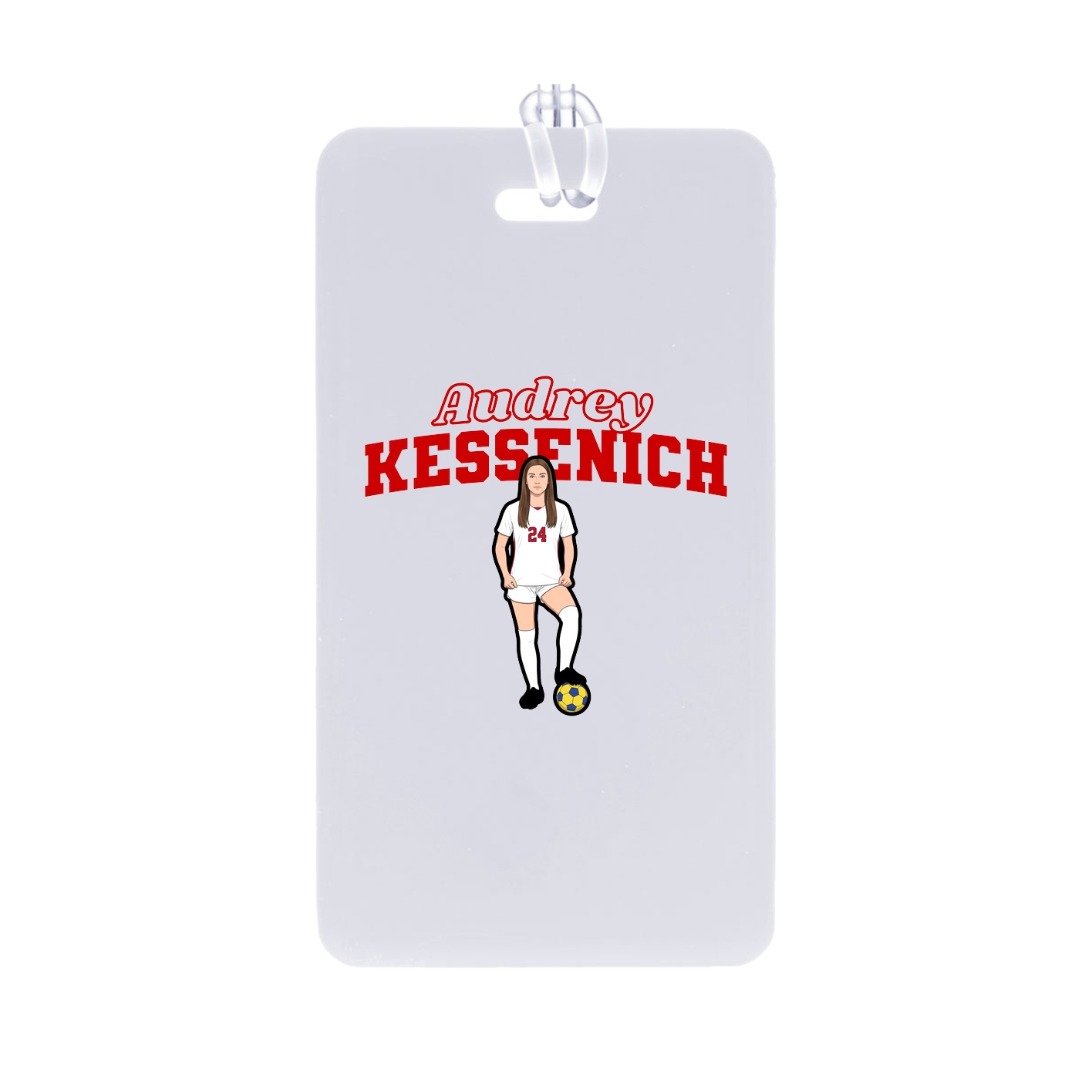 Bag Tag — Name Arch in Classic
