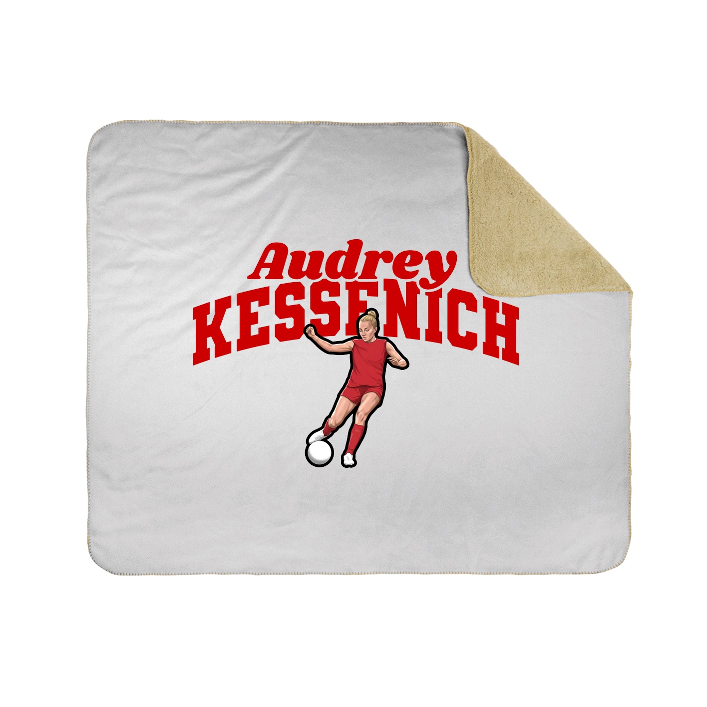 Throw Blanket — Signature Arch in White