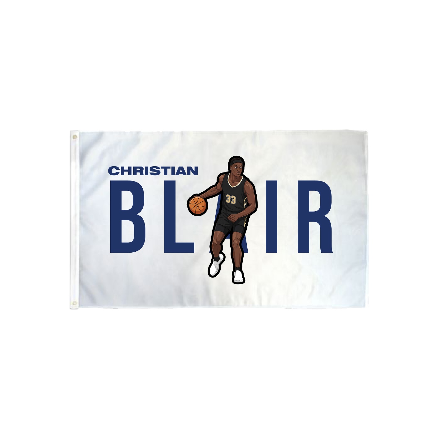 3x5 Flag — Player Name in Classic