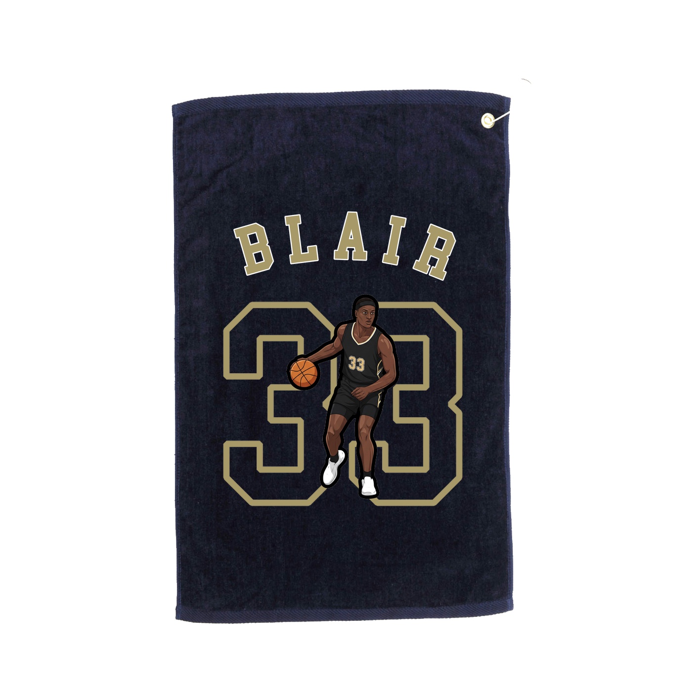 Golf Towel — Shirsey Arch in Navy