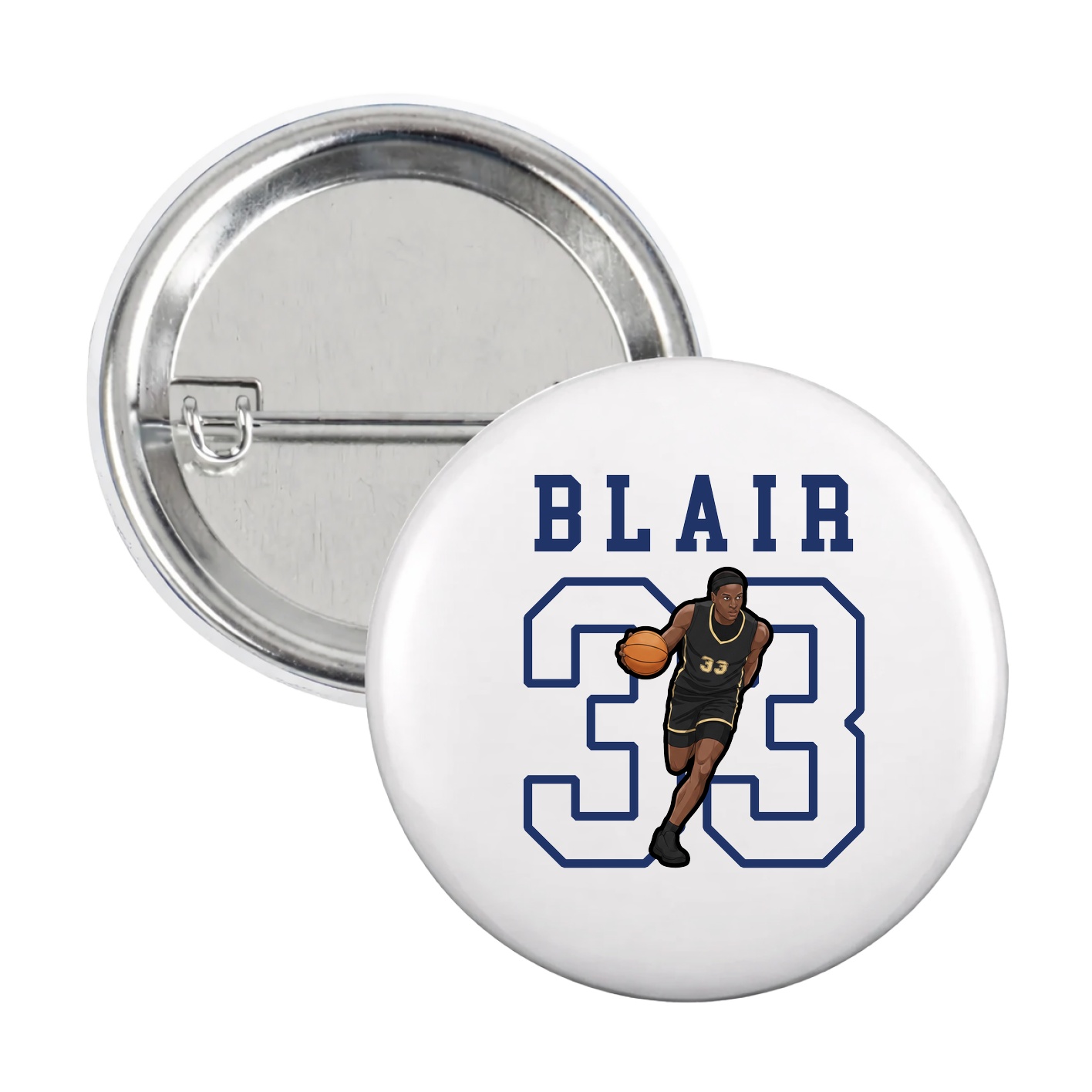 Game Day Button — Shirsey in White