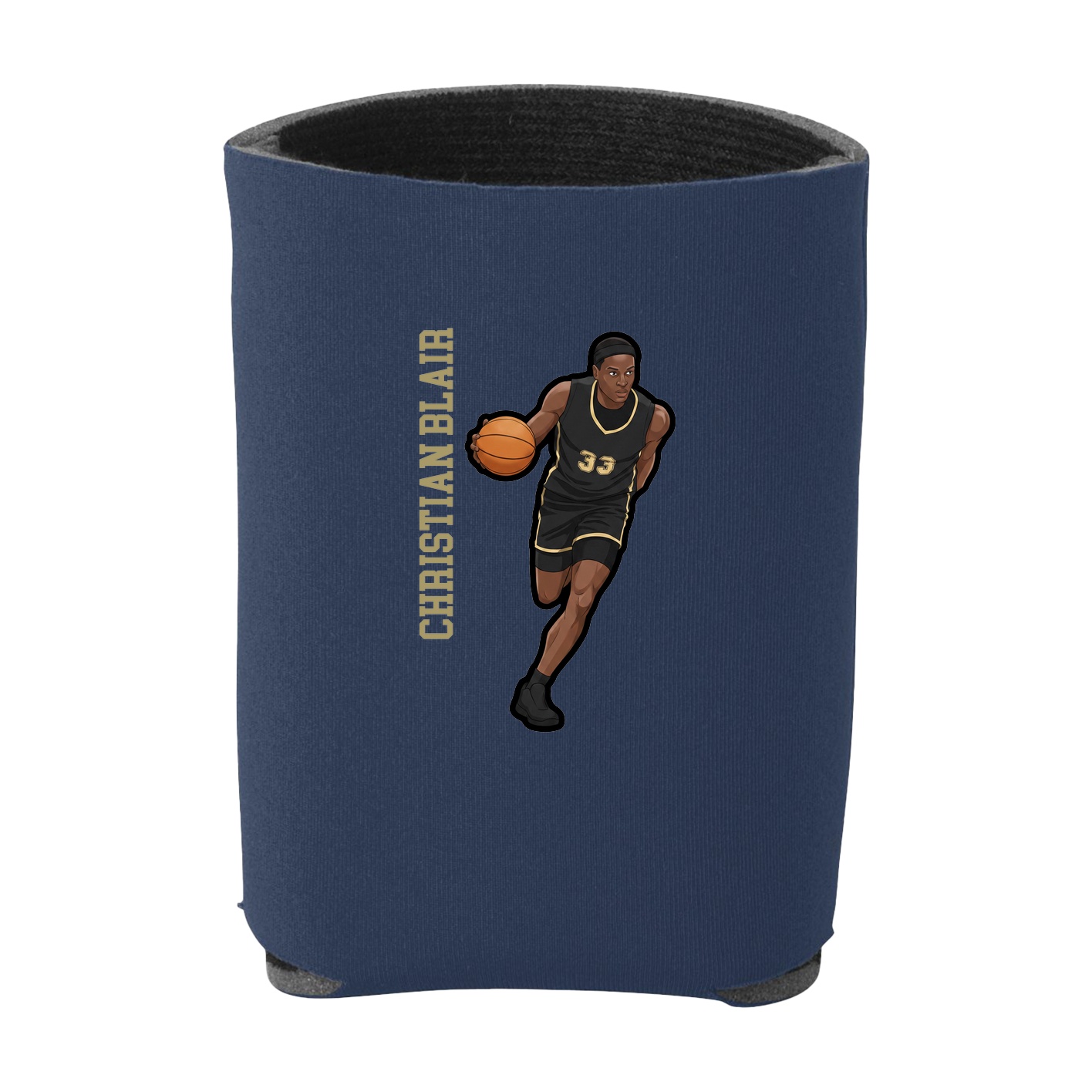 Can Holder — Name Vertical in Navy