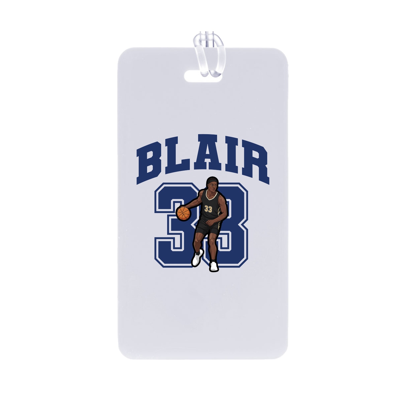 Bag Tag — Number in Classic