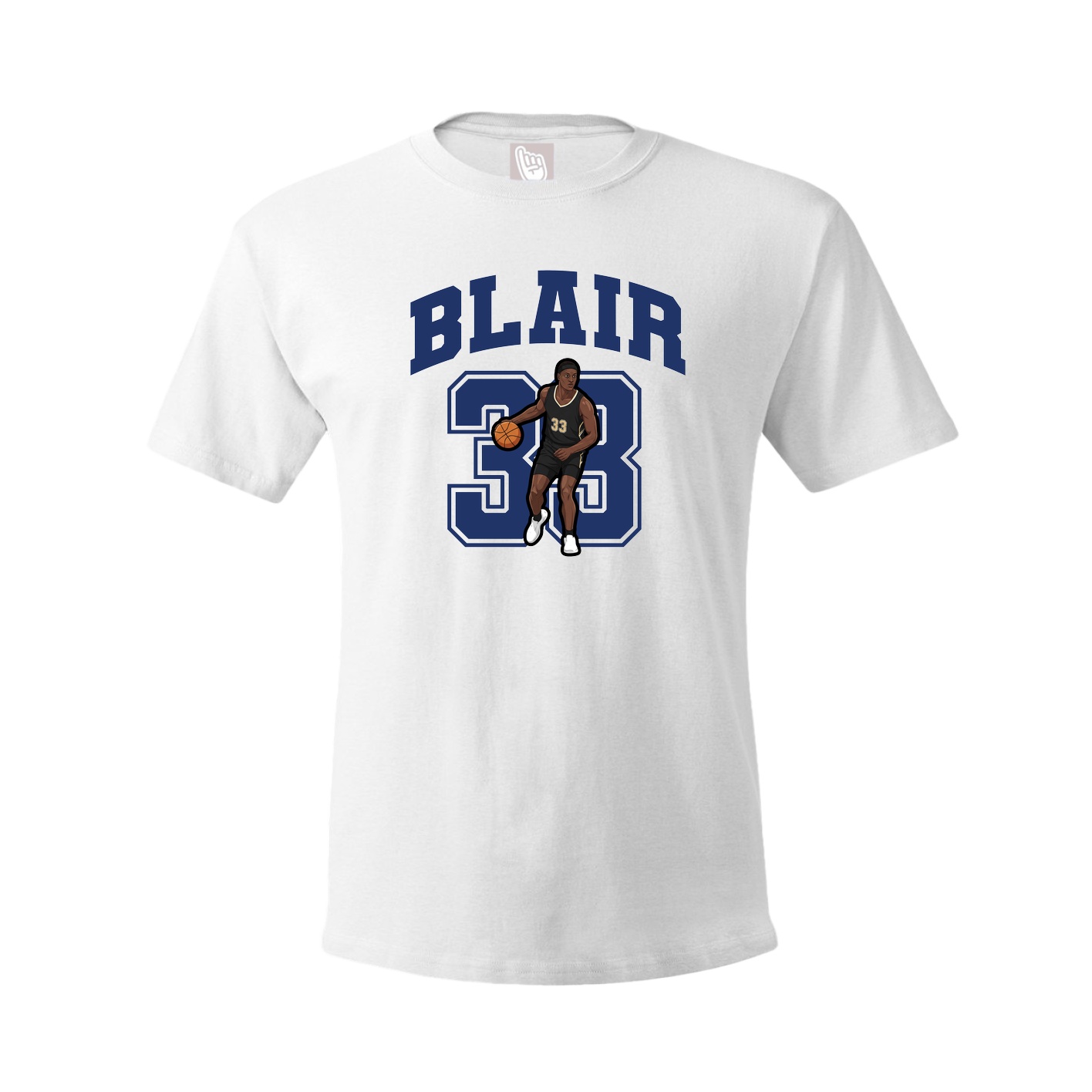 Tee — Number in White