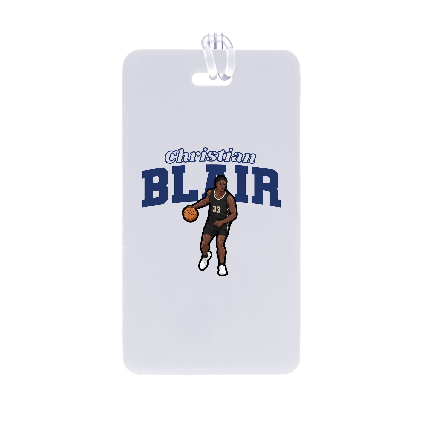 Bag Tag — Name Arch in Classic