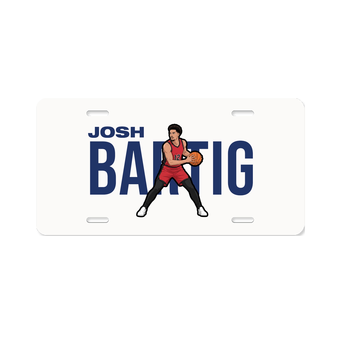 License Plate — Player Name in Classic