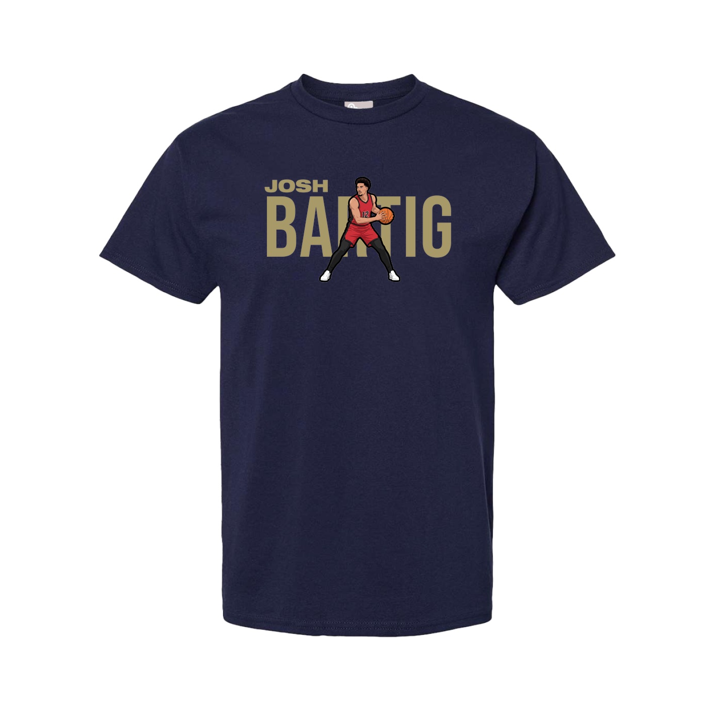 Tee — Player Name in Navy