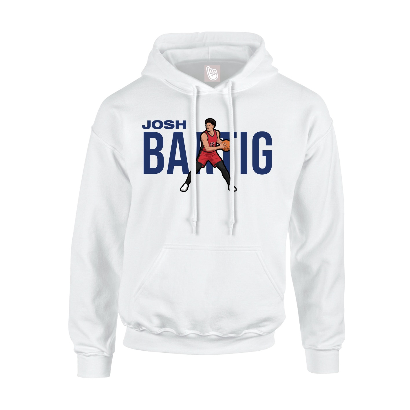 Youth Hoodie — Player Name in White