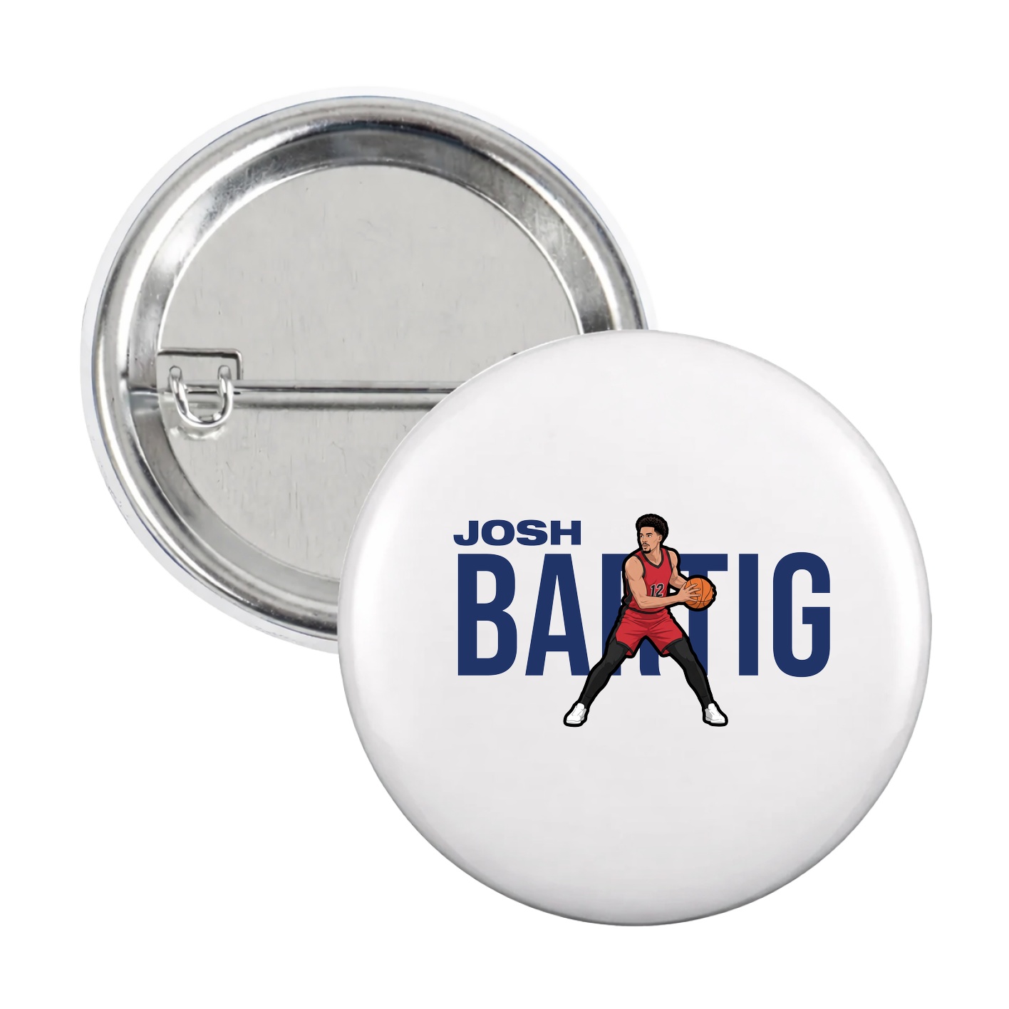 Game Day Button — Player Name in White