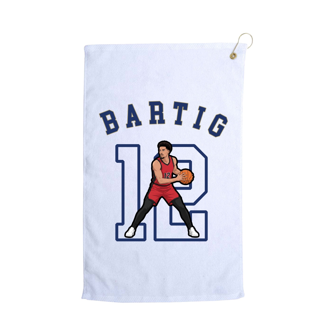 Golf Towel — Shirsey Arch in White