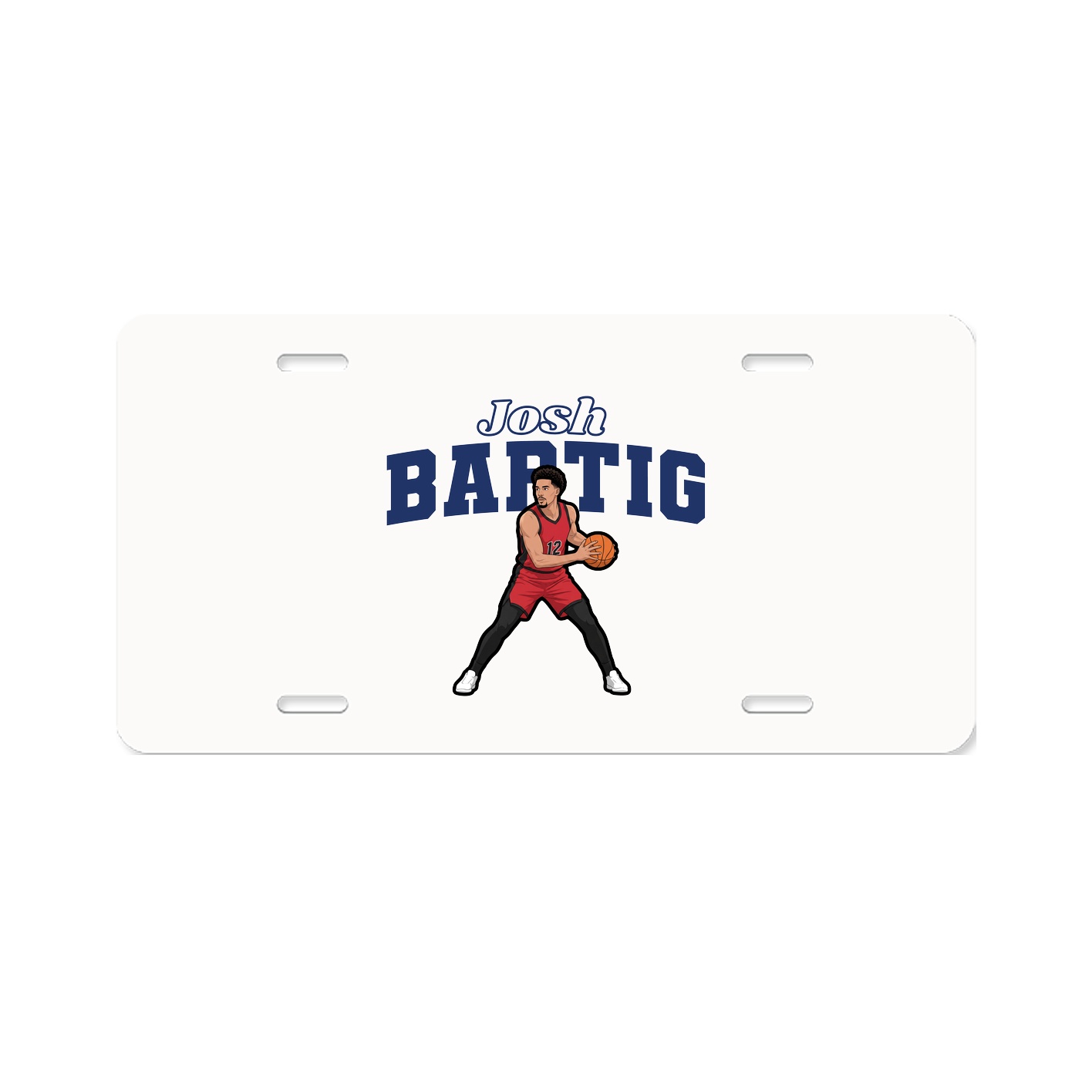 License Plate — Name Arch in Classic