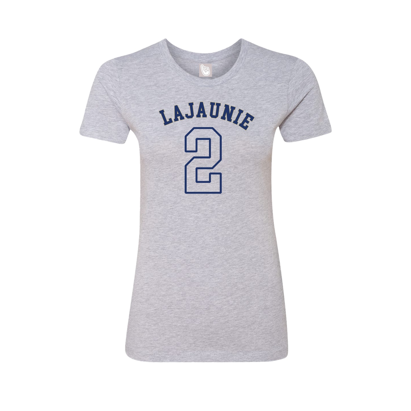 Fitted Women's Tee — Shirsey Arch in Grey