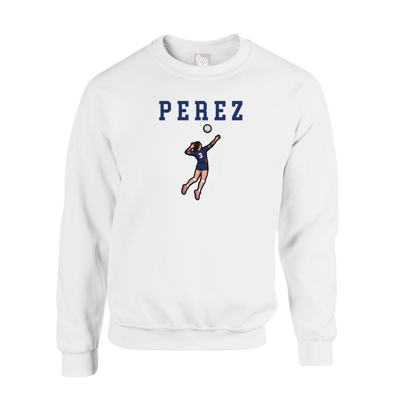 Fleece Crew — Shirsey in White