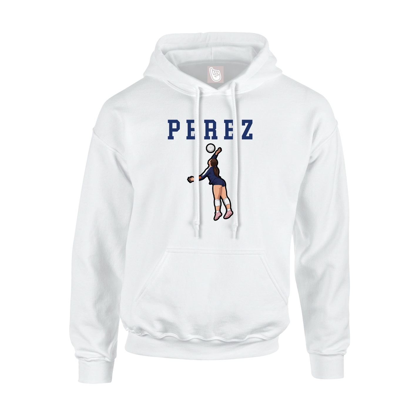 Hoodie — Shirsey in White