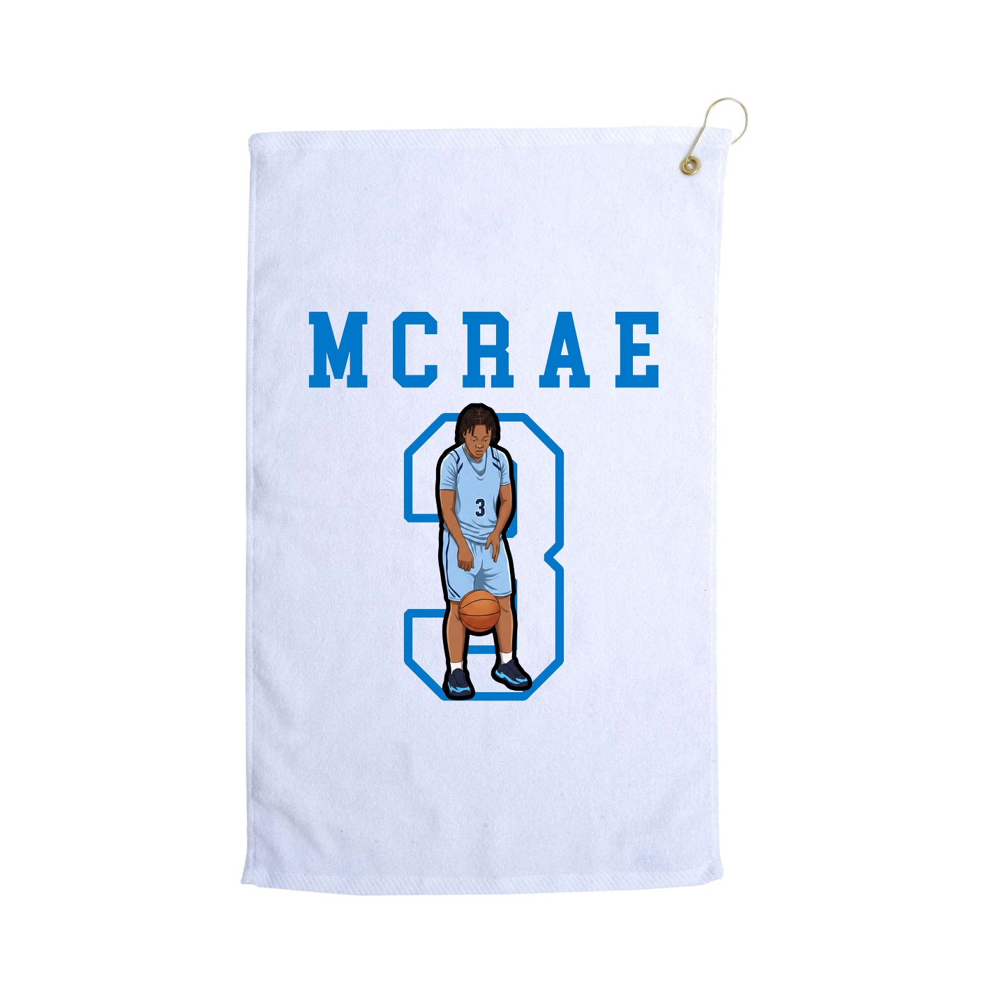 Golf Towel — Shirsey in White