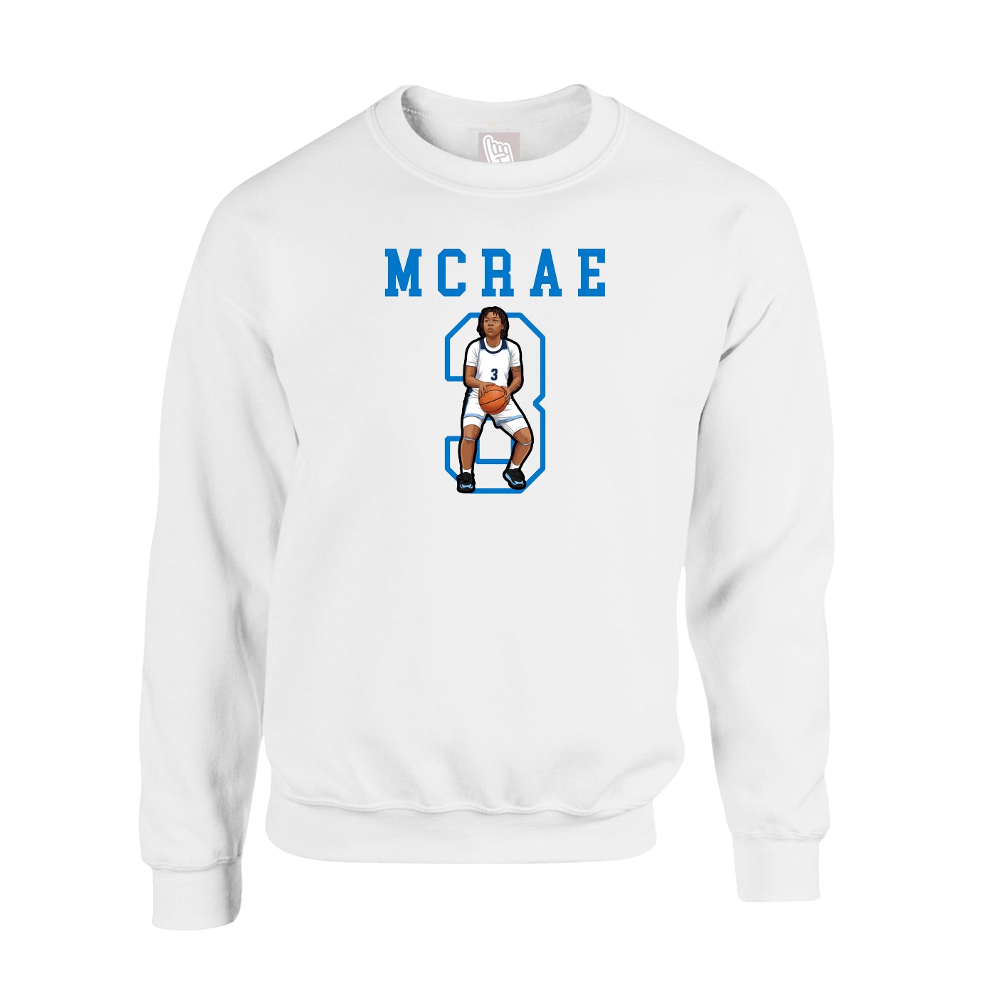 Fleece Crew — Shirsey in White