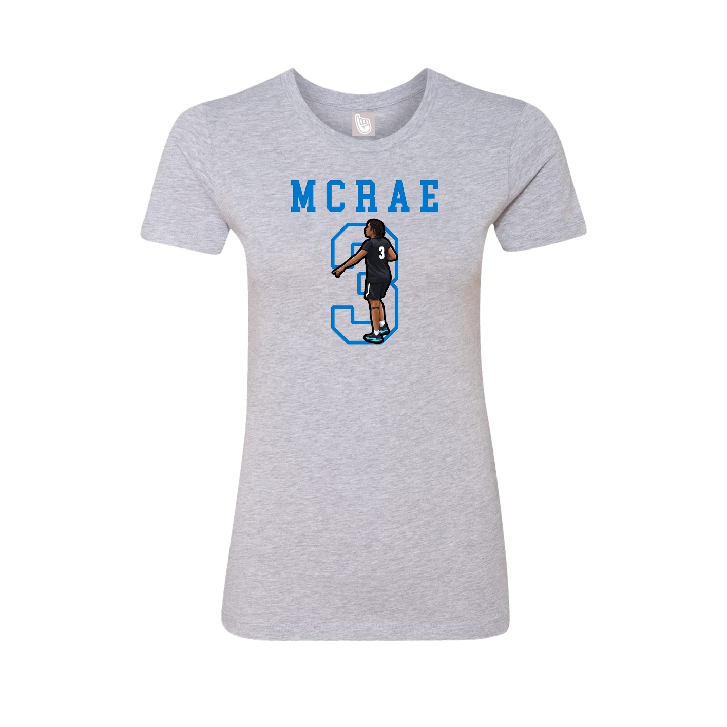 Fitted Women's Tee — Shirsey in Grey