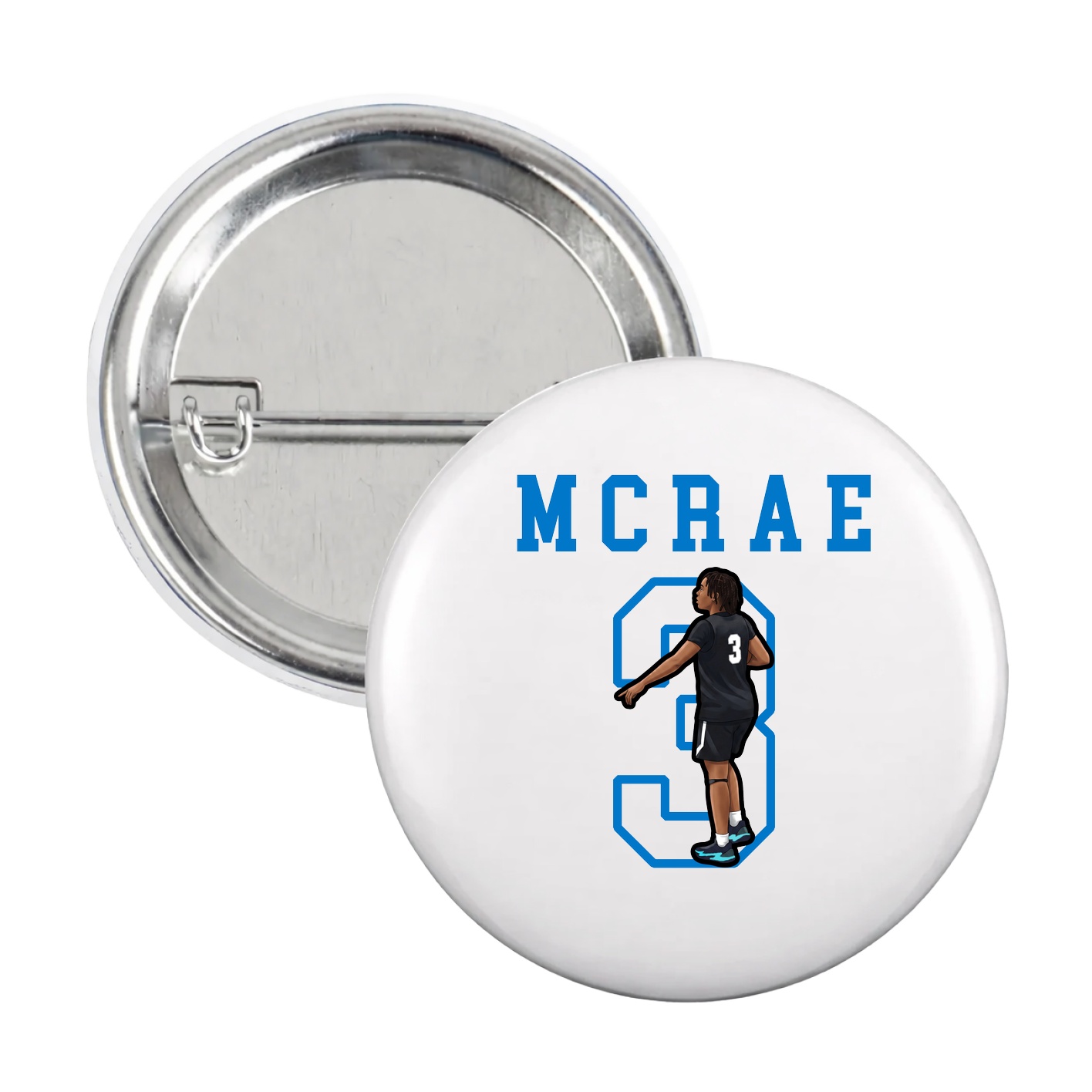 Game Day Button — Shirsey in White