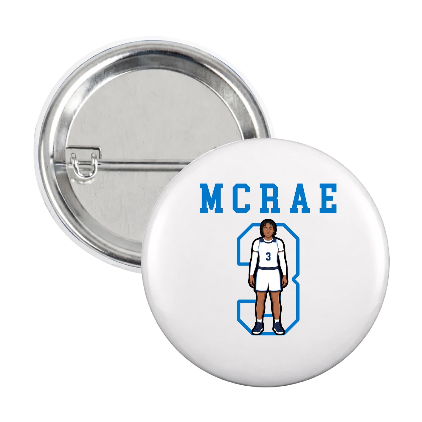 Game Day Button — Shirsey in White