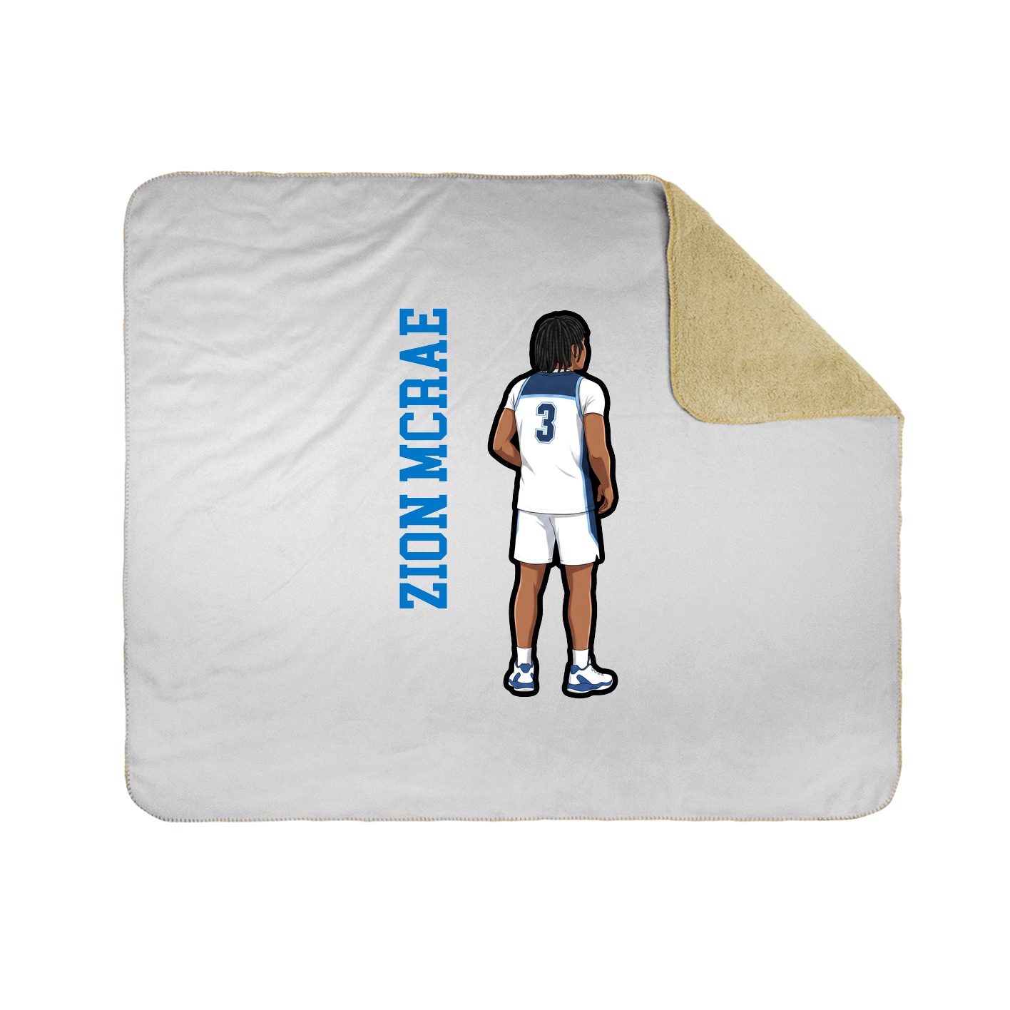 50x60 Sherpa Lined Throw Blanket