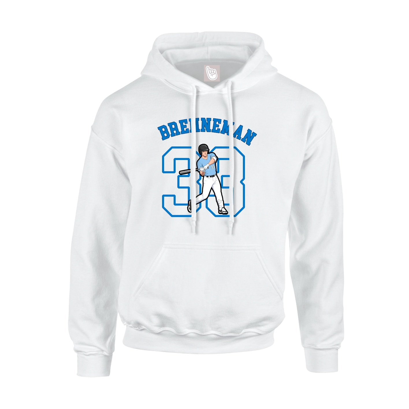 Youth Hoodie — Shirsey Arch in White