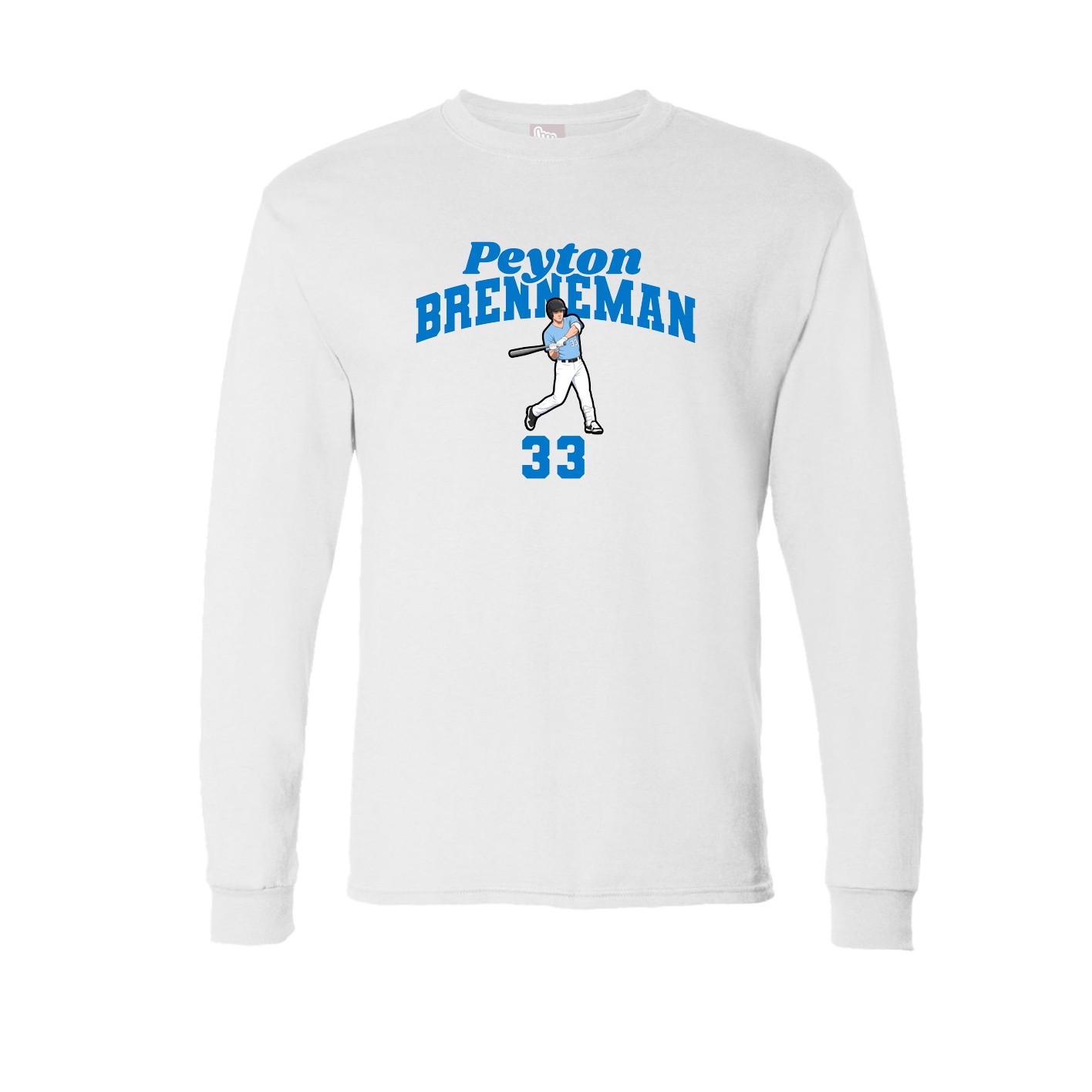 Long Sleeve Tee — Signature Arch in White