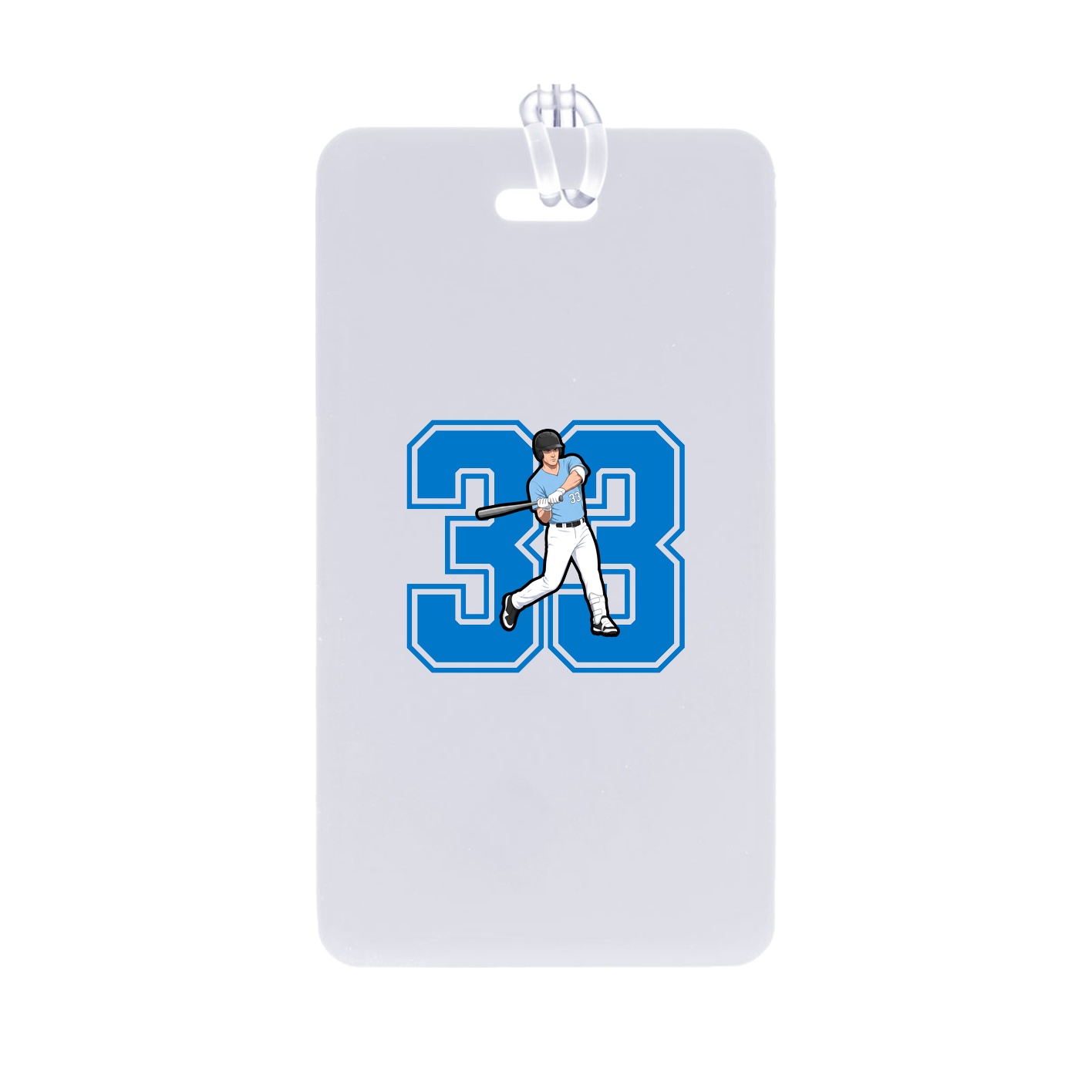 Bag Tag — Number in Classic