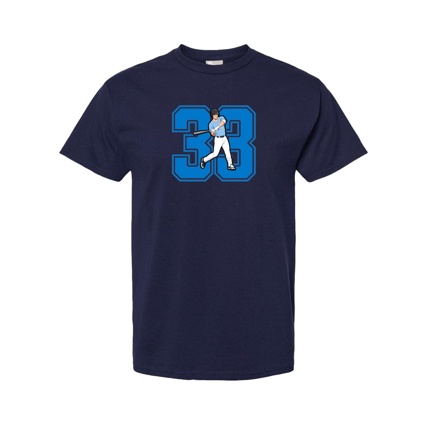 Tee — Number in Navy