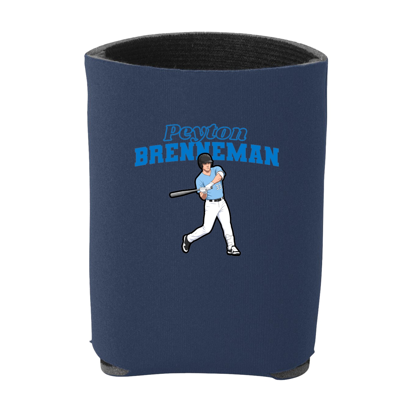 Can Holder — Name Arch in Navy