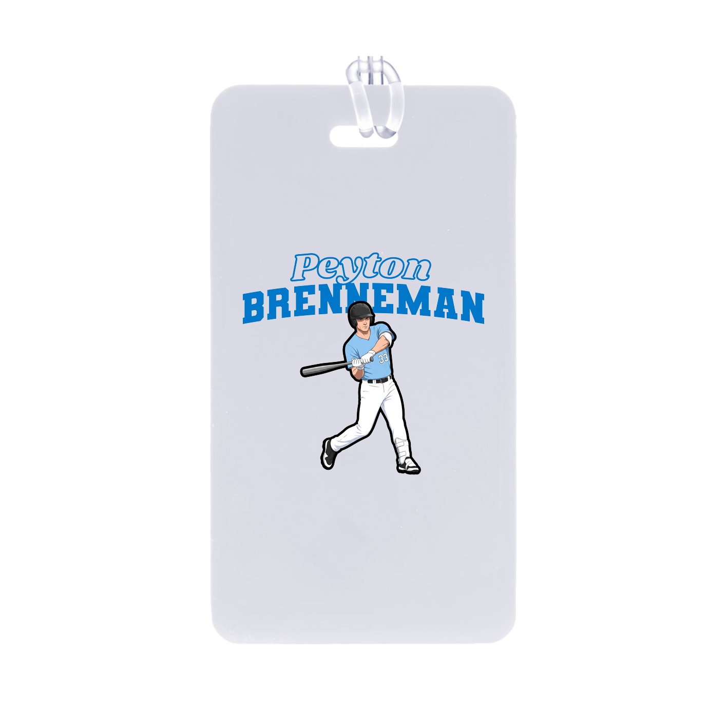 Bag Tag — Name Arch in Classic