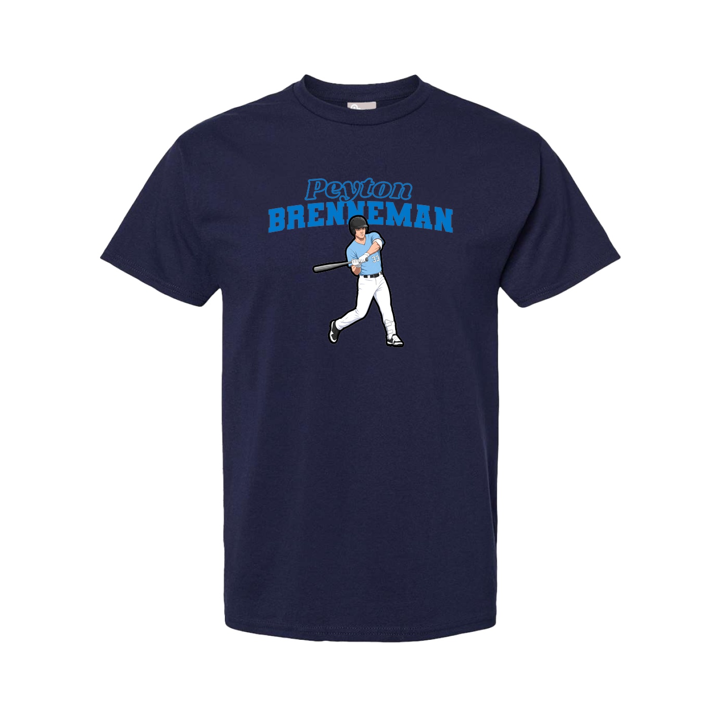 Tee — Name Arch in Navy