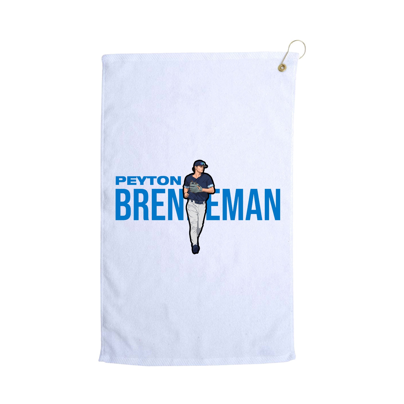 Golf Towel — Player Name in White