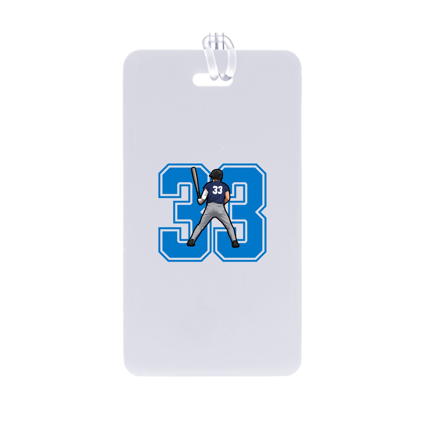 Bag Tag — Number in Classic