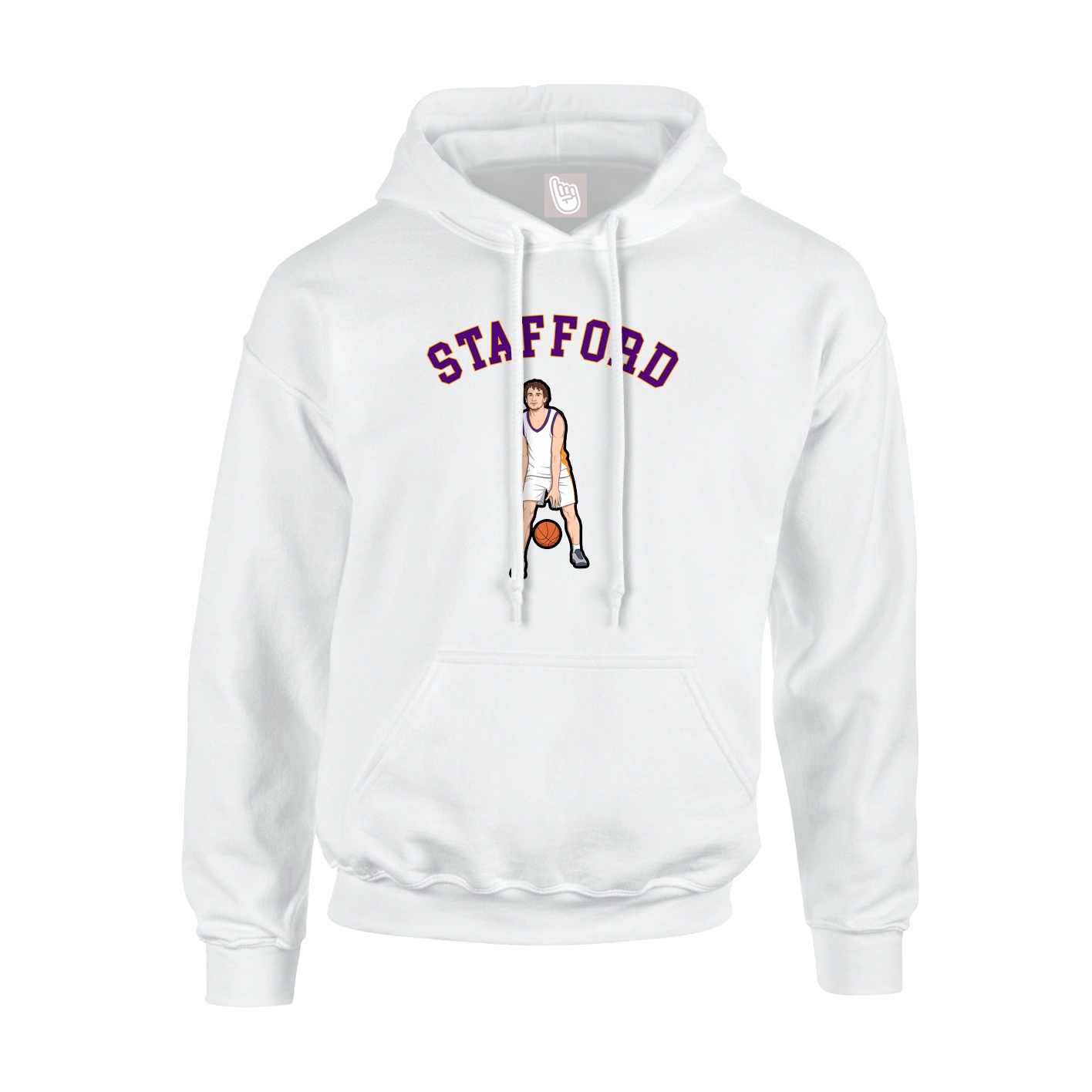 Youth Hoodie — Shirsey Arch in White