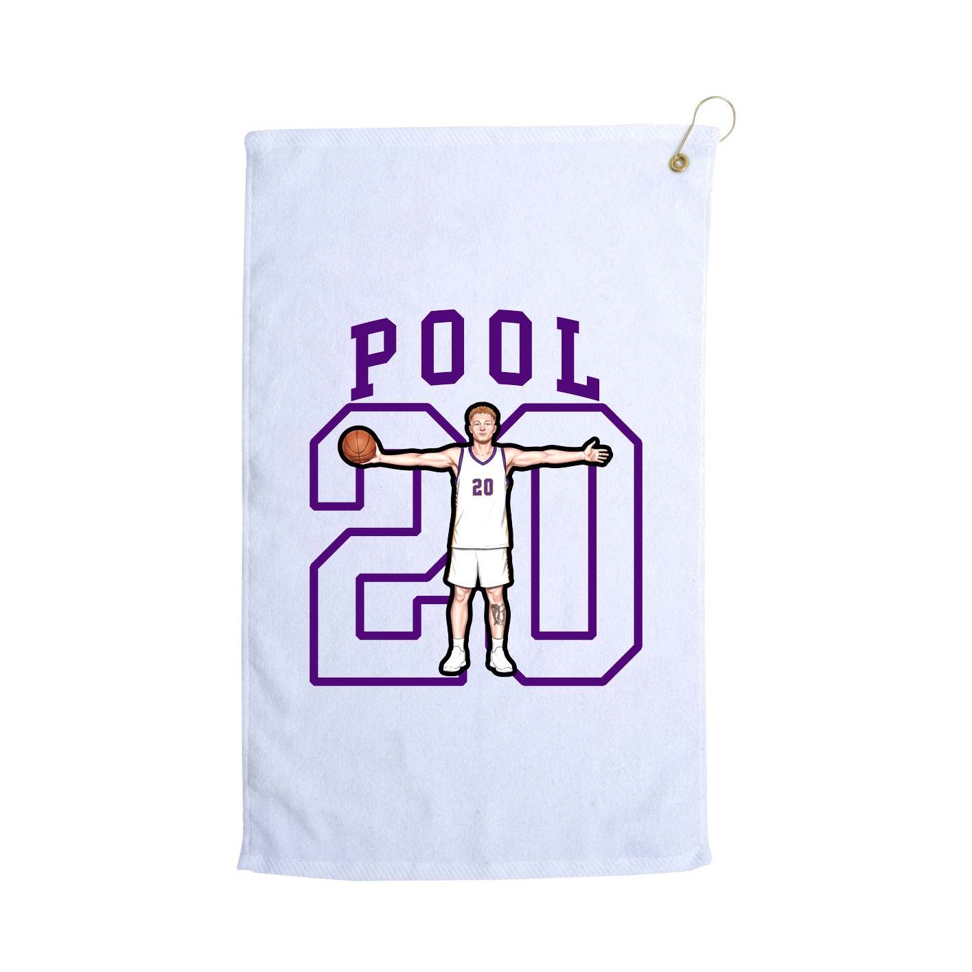 Golf Towel — Shirsey in White