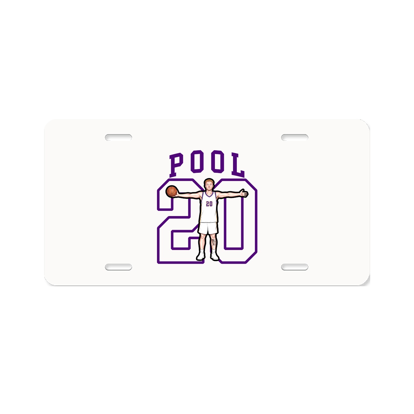 Aluminum License Plate