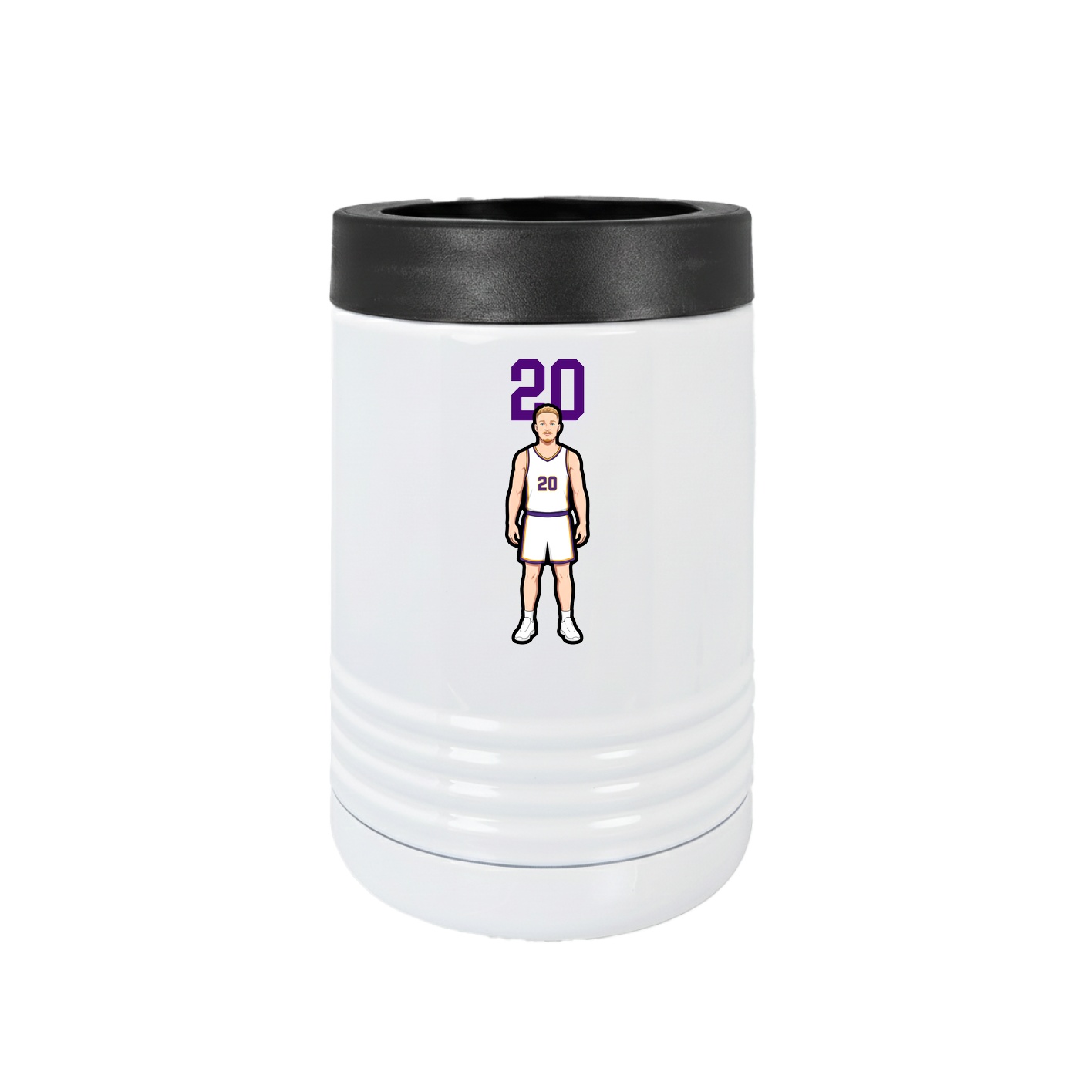 Beverage Holder — Number Top in White
