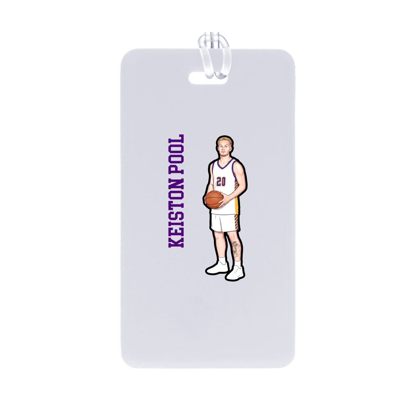 Bag Tag — Name Vertical in Classic