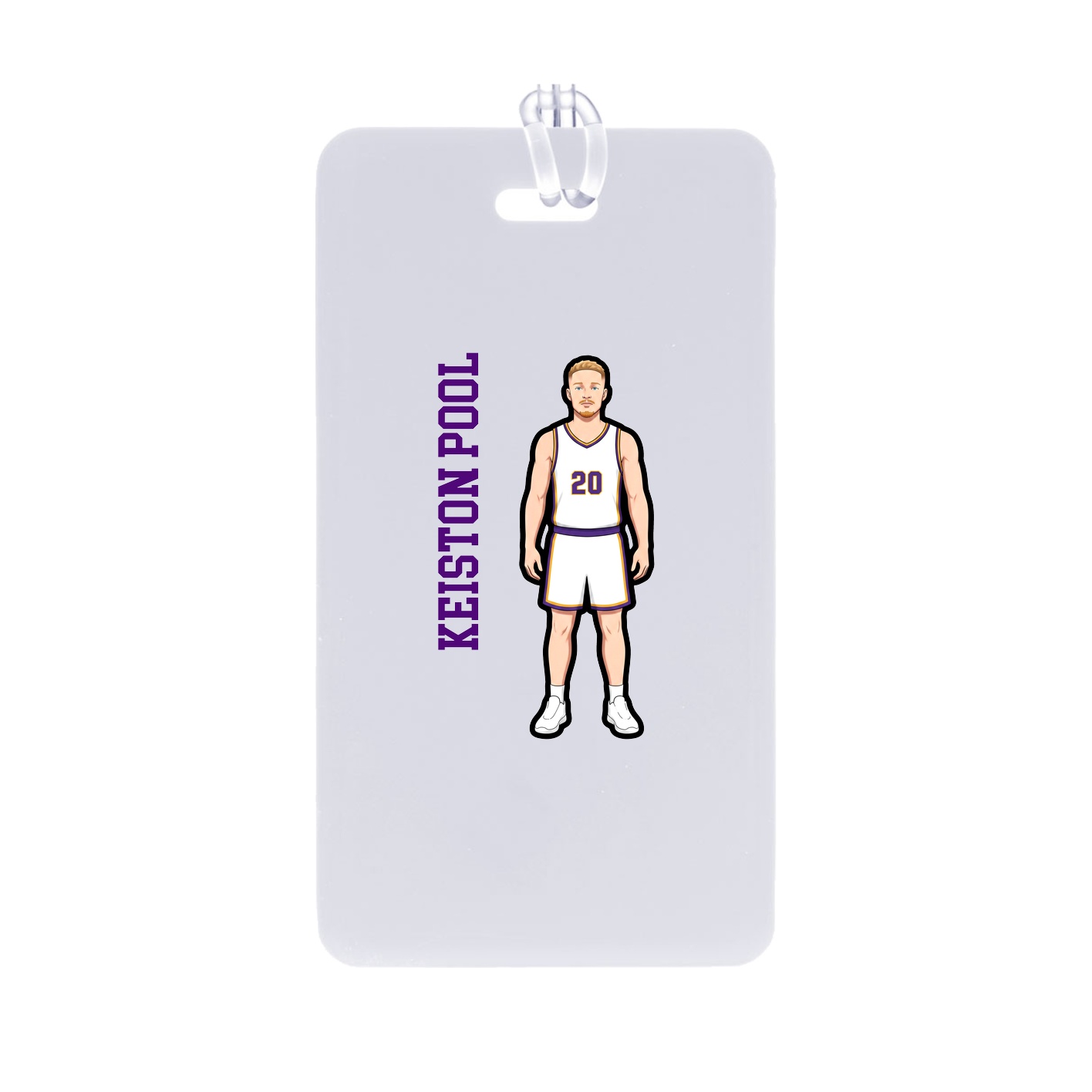 Bag Tag — Name Vertical in Classic